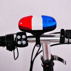 Bicycle 4 Tone Electronic Horn Mountain Bike LED Tail Light Bicycle Multifunction Horn, 4 Tone Horn LED Tail Light