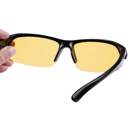 Yellow Lens Anti Glare Night Vision Glasses Safety Driver Sunglasses for Men / Women