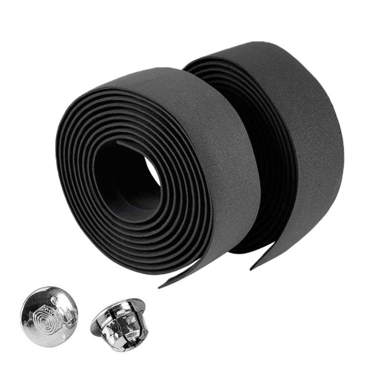 1 Pair Cycling Road Bike Sports Bicycle Cork Handlebar Tape Wrap + 2 Bar Plug