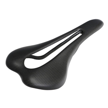 TOSEEK Road Bike Carbon Fiber Seat Bicycle Hollow Seat Saddle, 3K Texture + Extinction