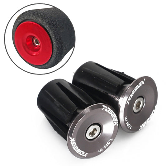 TOSEEK 1 Pair Mountain Bike Handlebar Grips Caps End Plug Aluminum Alloy Bicycle  Bar Ends Plug, 17.6-21.8mm Grey, 17.6-21.8mm Gold, 17.6-21.8mm Blue, 17.6-21.8mm Purple, 17.6-21.8mm Red, 17.6-21.8mm Black, 17.6-21.8mm Green