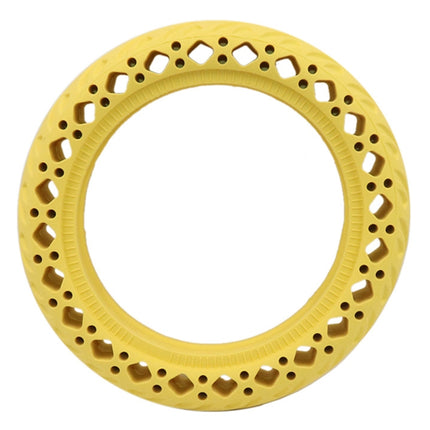 8.5 inch Electric Scooter Wear-resistant Shock-absorbing Decorative Pattern Tire Honeycomb Solid Tire, Suitable for Xiaomi Mijia M365