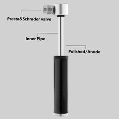Manual Mini Portable Bicycle Aluminum Alloy Pump + Plastic glue-free tire patch + Tire lever, Inflator + Plastic glue-free tire patch + Tire lever Black, Inflator + Plastic glue-free tire patch + Tire lever Red������������������������������������������...