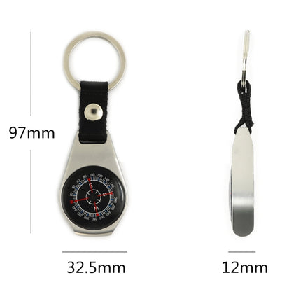 K30T Zinc Alloy Compass Keychain, K30T