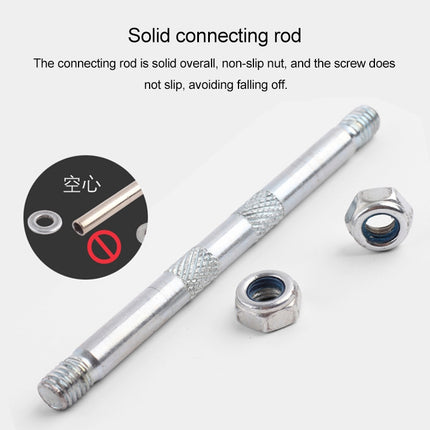 Children Full-flash White Double-row Roller Skates Skating Shoes, Double Row Wheel, Size : M