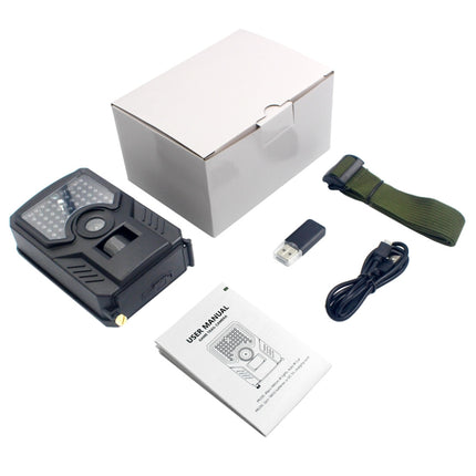 PR-200B 120 Degrees Wide Angle Lens IP56 Waterproof  12MP 1080P HD Infrared Hunting Trail Camera, Support TF Card, PIR Distance: 10-15m