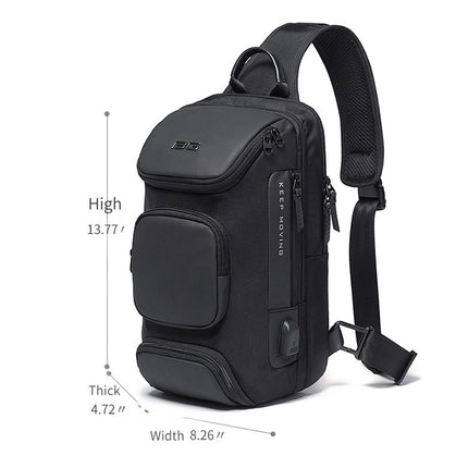 BANGE Fashion Travel Chest Bag Business Backpack Single Shoulder Bag