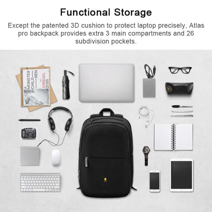 LEVEL8 Atlas Pro Laptop Backpack Shoulders Bag