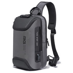 BANGE Men Security USB Chest Bag Portable Outdoor Shoulder Bag, Shoulder Bag, Outdoor Shoulder Bag