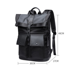 BANGE Men Leisure Business Backpack Travel Large Capacity Student Shoulders Bag, BANGE Shoulders Bag