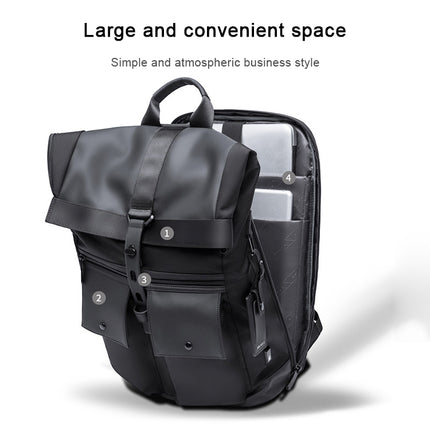 BANGE Men Leisure Business Backpack Travel Large Capacity Student Shoulders Bag