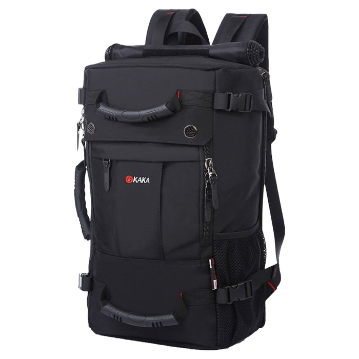KAKA Large Capacity Backpack Men Travel Bag Leisure Student Waterproof Shoulders Bag with Lock, KAKA Shoulders Bag