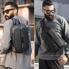 BANGE Fashion Casual Shoulder Bag Outdoor USB Chest Bag, USB Chest Bag