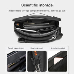 BANGE Sports Leisure Chest Bag Business Waist Bag Trendy Fashion Messenger Bag Shoulder Bag