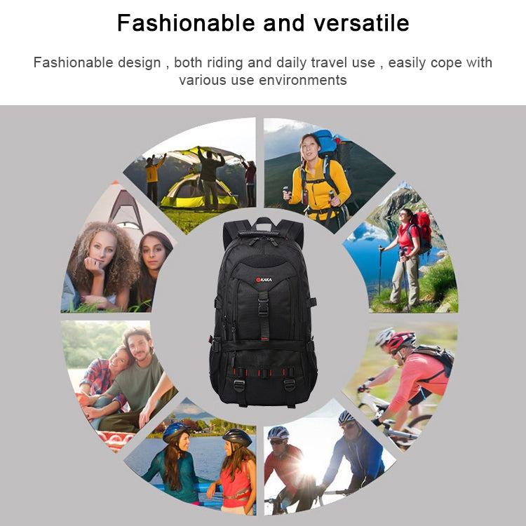 KAKA Travel Student Sports Waterproof Bag Men Backpack Double Shoulder Bag