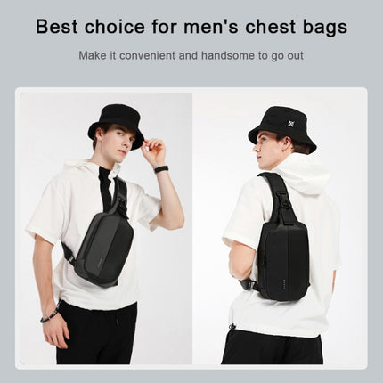 BANGE Men Fashion Men Chest Bag Outdoor Leisure Messenger Bag Waterproof Shoulder Bag