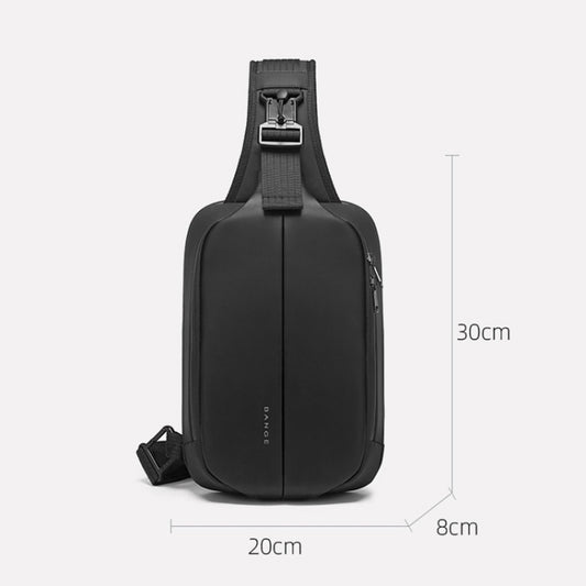 BANGE Men Fashion Men Chest Bag Outdoor Leisure Messenger Bag Waterproof Shoulder Bag