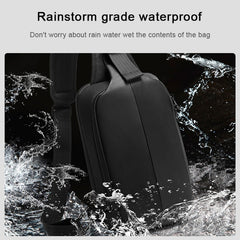 BANGE Men Fashion Men Chest Bag Outdoor Leisure Messenger Bag Waterproof Shoulder Bag