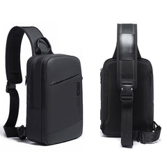 BANGE Fashion Outdoor Sports USB Leisure Shoulder Bag Men Chest Bag