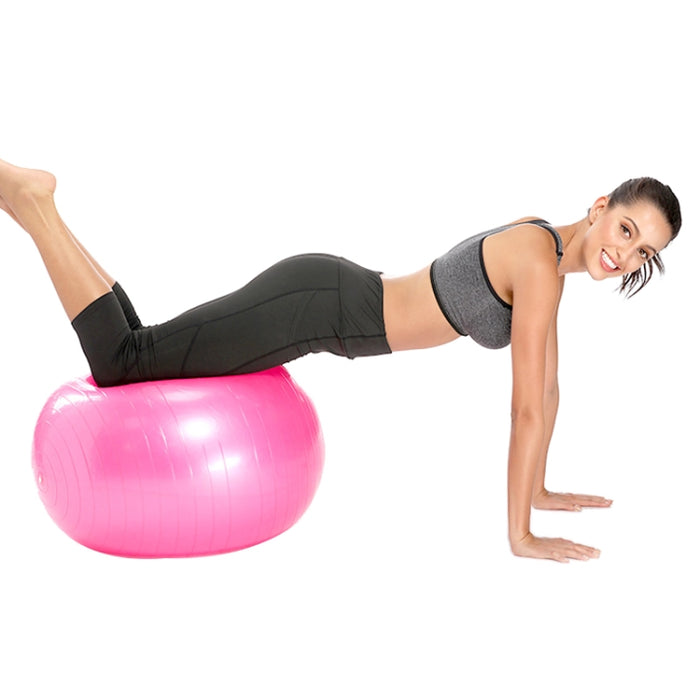 Thickening Explosion-proof Big Yoga Ball Sport Fitness Ball Environmental Pregnant Yoga Ball, Diameter: 65cm, 65cm(Pink), 65cm(Purple)