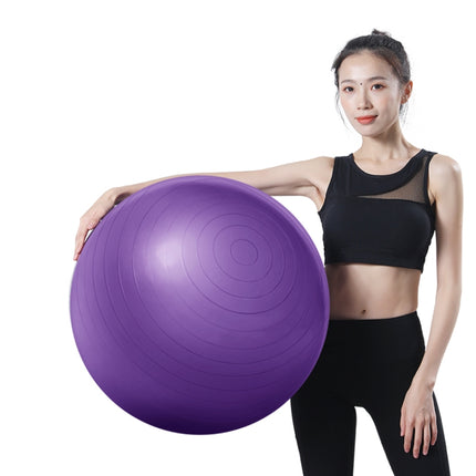 Thickening Explosion-proof Big Yoga Ball Sport Fitness Ball Environmental Pregnant Yoga Ball, Diameter: 65cm, 65cm(Blue), 65cm(Purple), 65cm(Pink)