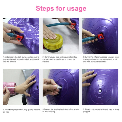 Thickening Explosion-proof Big Yoga Ball Sport Fitness Ball Environmental Pregnant Yoga Ball, Diameter: 65cm, 65cm(Pink), 65cm(Purple)