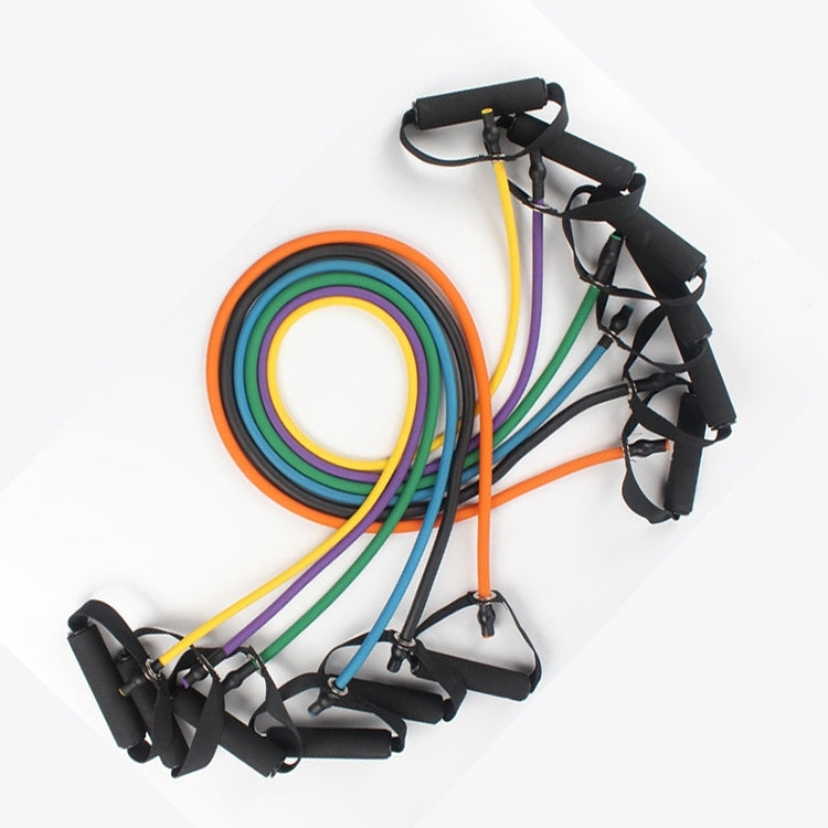 Fitness Exercise Resistance Bands Stretch Elastic Rope Workout Yoga Rally Muscle Training Exercise Rope, Size:6*9*1200mm, Random Color Delivery, Size:6*9*1200mm