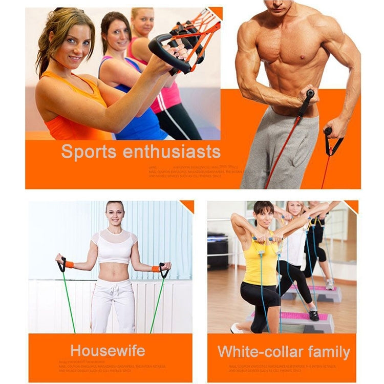 Fitness Exercise Resistance Bands Stretch Elastic Rope Workout Yoga Rally Muscle Training Exercise Rope, Size:6*9*1200mm, Random Color Delivery, Size:6*9*1200mm