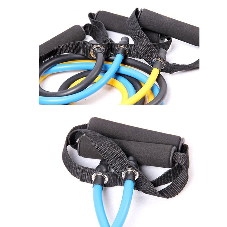 Fitness Exercise Resistance Bands Stretch Elastic Rope Workout Yoga Rally Muscle Training Exercise Rope, Size:6*9*1200mm, Random Color Delivery, Size:6*9*1200mm