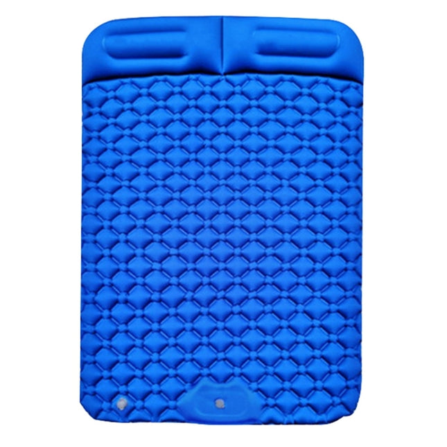 Outdoor Camping Foot-step Automatic Inflatable Cushion Portable TPU Inflatable Double Bed, Size: 195 x 119 x 16cm, Foot-step Dark Blue, Foot-step Orange, Foot-step Emerald, Foot-step Peacock Blue