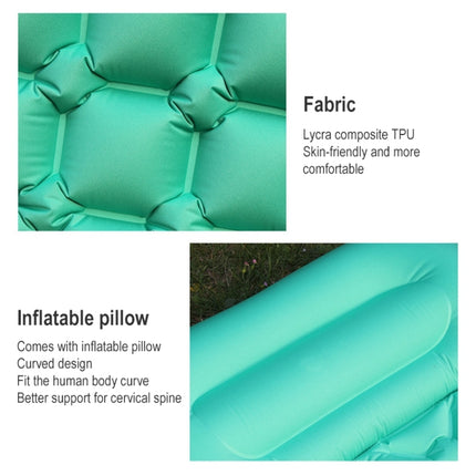 Outdoor Camping Foot-step Automatic Inflatable Cushion Portable TPU Inflatable Double Bed, Size: 195 x 119 x 16cm