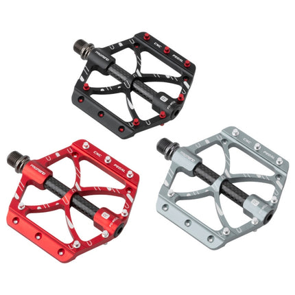PROMEND PD-M52C 1 Pair Bicycle Aluminum Alloy + Carbon Fiber Tube Bearing Pedals