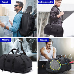 Bange BG-7088 Men Oxford Cloth Waterproof Multifunctional Travel Bag, Size: 54 x 28 x 24cm, 54 x 28 x 24cm