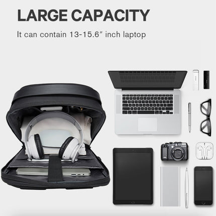 Bange BG-7225 Men Waterproof Anti-theft Backpack, Size: 48 x 32 x 15cm, 48 x 32 x 15cm(Black), 48 x 32 x 15cm(Grey)