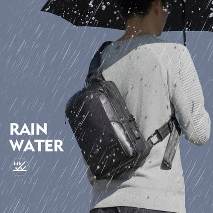 Bange BG-77112 Men Oxford Cloth Waterproof Crossbody Chest Bag with USB Port, Size: 30 x 19 x 13cm