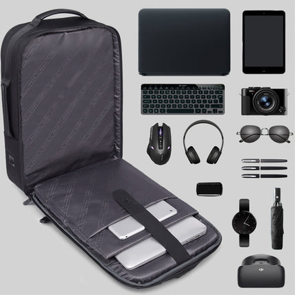 Bange BG-S52 16 inch Men Oxford Cloth Waterproof Backpack with USB Port, 16 inch Oxford Cloth