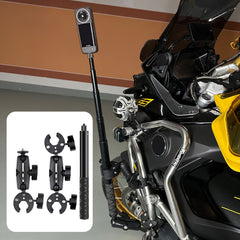 Motorcycle Dual-headsCrab & Single Heads Clamps Handlebar Fixed Mount Selfie Stick, Dual-heads Crab & Single Heads Crab