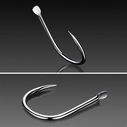 ISE 500 PCS Mixed Size Fish Barbed Hook Fishing Hooks, 3-12#