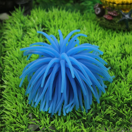 Aquarium Articles Decoration TPR Simulation Sea Urchin Ball Coral, Size: S, Diameter: 7cm