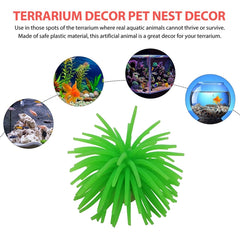 Aquarium Articles Decoration TPR Simulation Sea Urchin Ball Coral, Size: S, Diameter: 7cm