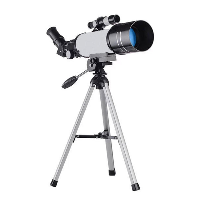 WR852 16x/66x70 High Definition High Times Astronomical Telescope with Tripod, 66x70 White