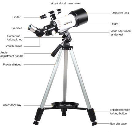 Maifeng40070 233x70 High Definition High Times Astronomical Telescope with Tripod, 233 x 70
