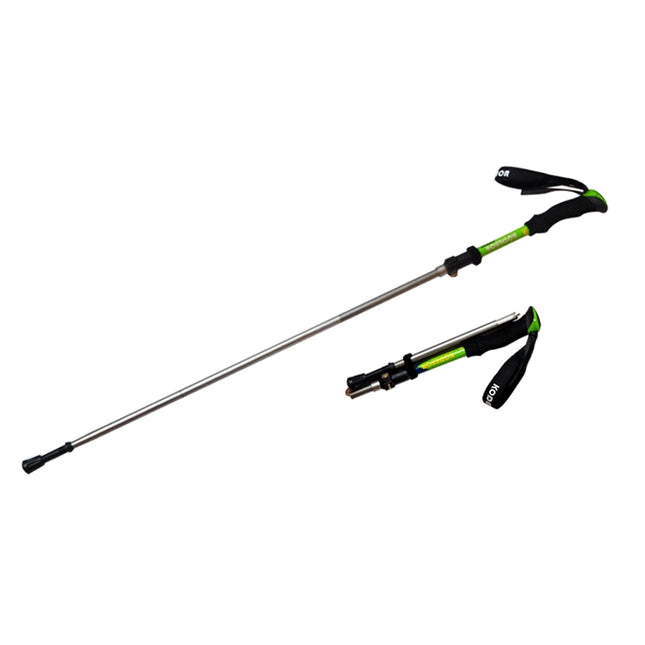 125cm Adjustable Portable Outdoor Aluminum Alloy Trekking Poles Stick, Green#125cm, Blue#125cm, Red#125cm, Yellow#125cm