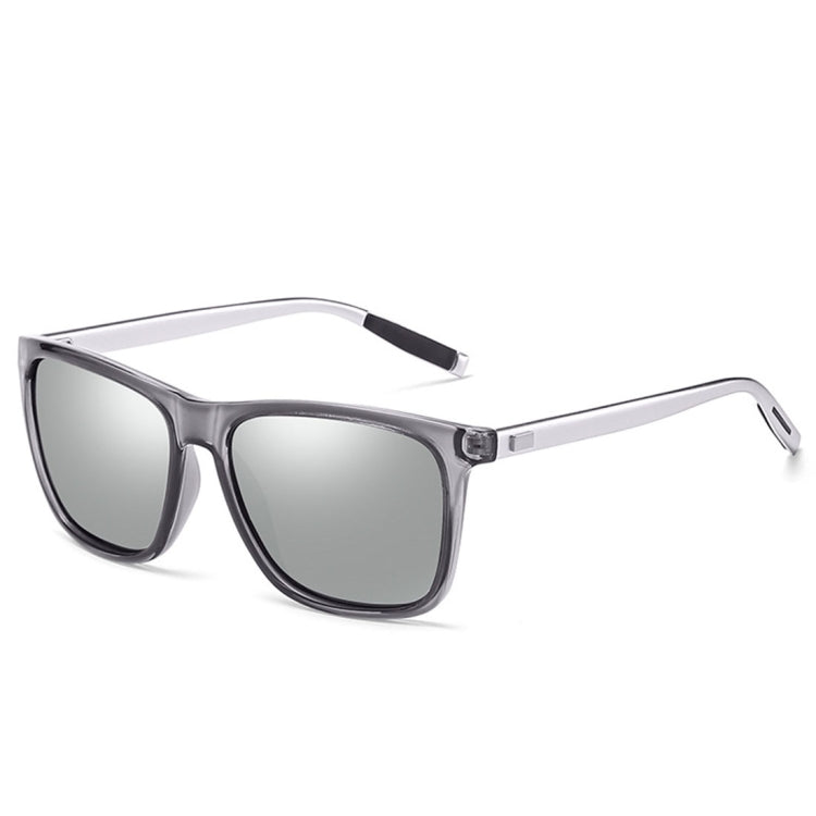 Men Retro Fashion Aluminum Magnesium Frame UV400 Polarized Sunglasses, Black Silver+ Grey, Grey+ Silver, Demi Brown + Brown, Black Tarnish+ G15 Green, Black Tarnish+ Blue, Black Tarnish+ Grey, Black Tarnish+ Pink