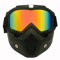 Motorcycle Off-road Helmet Mask Detachable Windproof Goggles Glasses