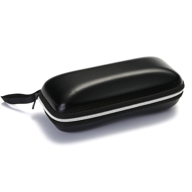 Sunglasses PU Leather Shell Zipper Glasses Case Box, Size: 16.5*6cm, Sunglasses PU Glasses Case