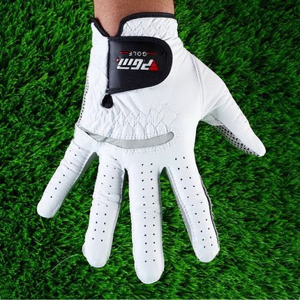 PGM Right Hand Sheepskin Anti-slip Particle Golf Men Gloves, Size: 23#, Size: 23#