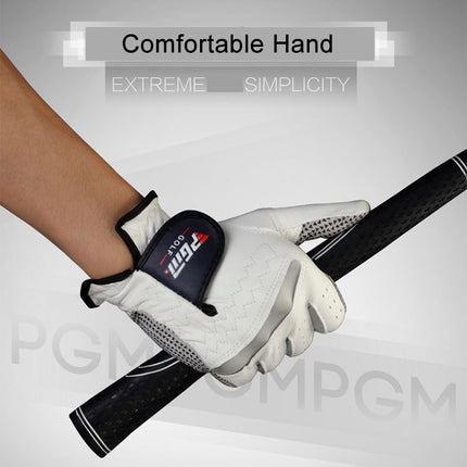 PGM Right Hand Sheepskin Anti-slip Particle Golf Men Gloves, Size: 26#, Size: 26#