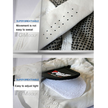 PGM Right Hand Sheepskin Anti-slip Particle Golf Men Gloves, Size: 27#, Size: 27#