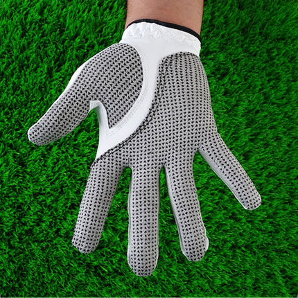 PGM Right Hand Sheepskin Anti-slip Particle Golf Men Gloves, Size: 27#, Size: 27#
